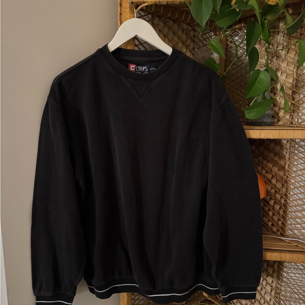 Ralph Lauren Black Crewneck Sweater